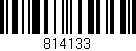 Código de barras (EAN, GTIN, SKU, ISBN): '814133'