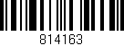 Código de barras (EAN, GTIN, SKU, ISBN): '814163'