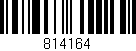 Código de barras (EAN, GTIN, SKU, ISBN): '814164'