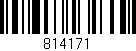 Código de barras (EAN, GTIN, SKU, ISBN): '814171'