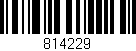 Código de barras (EAN, GTIN, SKU, ISBN): '814229'