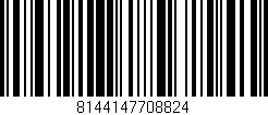 Código de barras (EAN, GTIN, SKU, ISBN): '8144147708824'