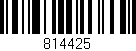 Código de barras (EAN, GTIN, SKU, ISBN): '814425'