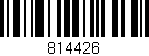 Código de barras (EAN, GTIN, SKU, ISBN): '814426'