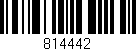 Código de barras (EAN, GTIN, SKU, ISBN): '814442'