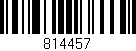 Código de barras (EAN, GTIN, SKU, ISBN): '814457'
