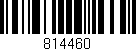 Código de barras (EAN, GTIN, SKU, ISBN): '814460'