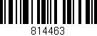 Código de barras (EAN, GTIN, SKU, ISBN): '814463'