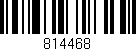 Código de barras (EAN, GTIN, SKU, ISBN): '814468'