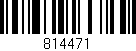 Código de barras (EAN, GTIN, SKU, ISBN): '814471'