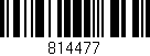 Código de barras (EAN, GTIN, SKU, ISBN): '814477'