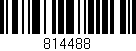 Código de barras (EAN, GTIN, SKU, ISBN): '814488'