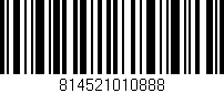 Código de barras (EAN, GTIN, SKU, ISBN): '814521010888'