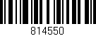 Código de barras (EAN, GTIN, SKU, ISBN): '814550'