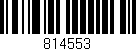 Código de barras (EAN, GTIN, SKU, ISBN): '814553'
