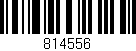 Código de barras (EAN, GTIN, SKU, ISBN): '814556'