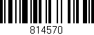 Código de barras (EAN, GTIN, SKU, ISBN): '814570'
