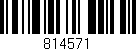Código de barras (EAN, GTIN, SKU, ISBN): '814571'