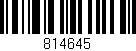 Código de barras (EAN, GTIN, SKU, ISBN): '814645'