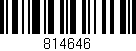 Código de barras (EAN, GTIN, SKU, ISBN): '814646'