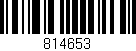 Código de barras (EAN, GTIN, SKU, ISBN): '814653'