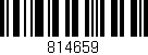 Código de barras (EAN, GTIN, SKU, ISBN): '814659'