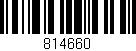 Código de barras (EAN, GTIN, SKU, ISBN): '814660'
