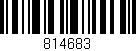 Código de barras (EAN, GTIN, SKU, ISBN): '814683'