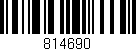 Código de barras (EAN, GTIN, SKU, ISBN): '814690'