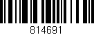 Código de barras (EAN, GTIN, SKU, ISBN): '814691'