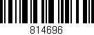 Código de barras (EAN, GTIN, SKU, ISBN): '814696'