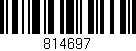 Código de barras (EAN, GTIN, SKU, ISBN): '814697'
