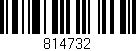 Código de barras (EAN, GTIN, SKU, ISBN): '814732'