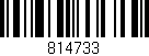 Código de barras (EAN, GTIN, SKU, ISBN): '814733'