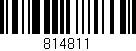 Código de barras (EAN, GTIN, SKU, ISBN): '814811'
