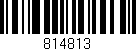 Código de barras (EAN, GTIN, SKU, ISBN): '814813'