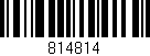 Código de barras (EAN, GTIN, SKU, ISBN): '814814'