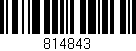 Código de barras (EAN, GTIN, SKU, ISBN): '814843'