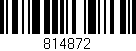 Código de barras (EAN, GTIN, SKU, ISBN): '814872'