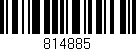 Código de barras (EAN, GTIN, SKU, ISBN): '814885'