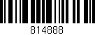 Código de barras (EAN, GTIN, SKU, ISBN): '814888'