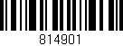 Código de barras (EAN, GTIN, SKU, ISBN): '814901'