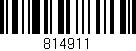 Código de barras (EAN, GTIN, SKU, ISBN): '814911'