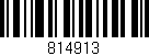 Código de barras (EAN, GTIN, SKU, ISBN): '814913'