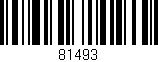 Código de barras (EAN, GTIN, SKU, ISBN): '81493'