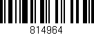 Código de barras (EAN, GTIN, SKU, ISBN): '814964'