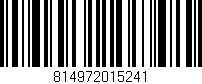 Código de barras (EAN, GTIN, SKU, ISBN): '814972015241'