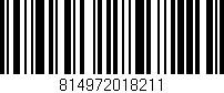 Código de barras (EAN, GTIN, SKU, ISBN): '814972018211'