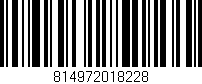 Código de barras (EAN, GTIN, SKU, ISBN): '814972018228'
