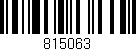 Código de barras (EAN, GTIN, SKU, ISBN): '815063'